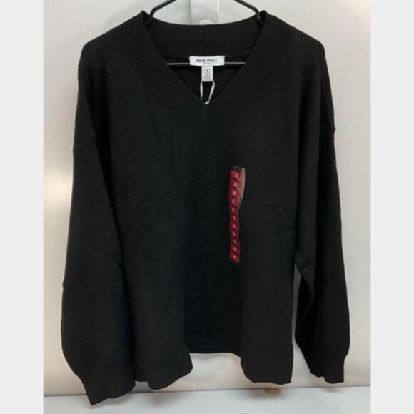 Nine West V Neck Sweater - Picture 1 of 4